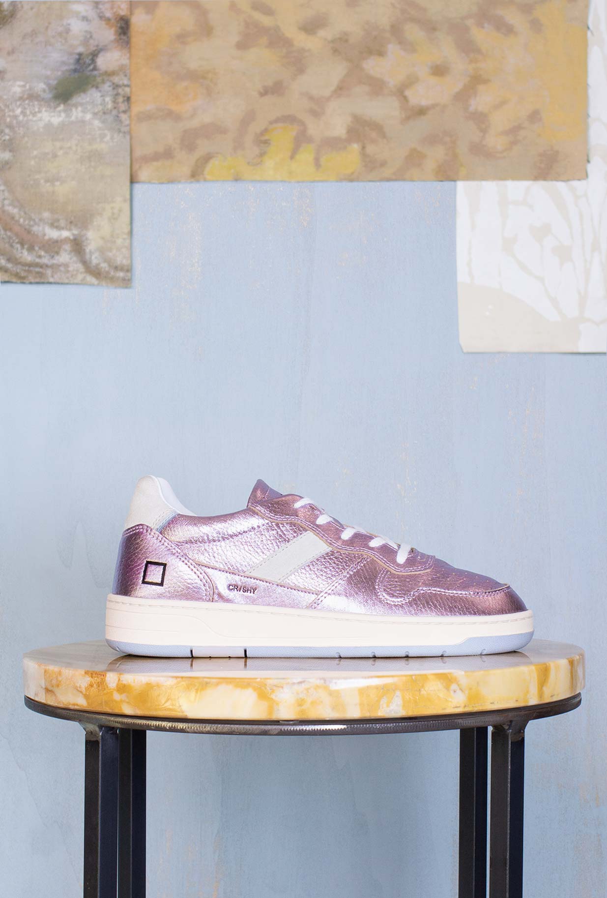 D.A.T.E. Donna Sneakers Court 2.0 Shiny Pink