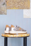 D.A.T.E. Donna Sneakers Court 2.0 Shiny Silver