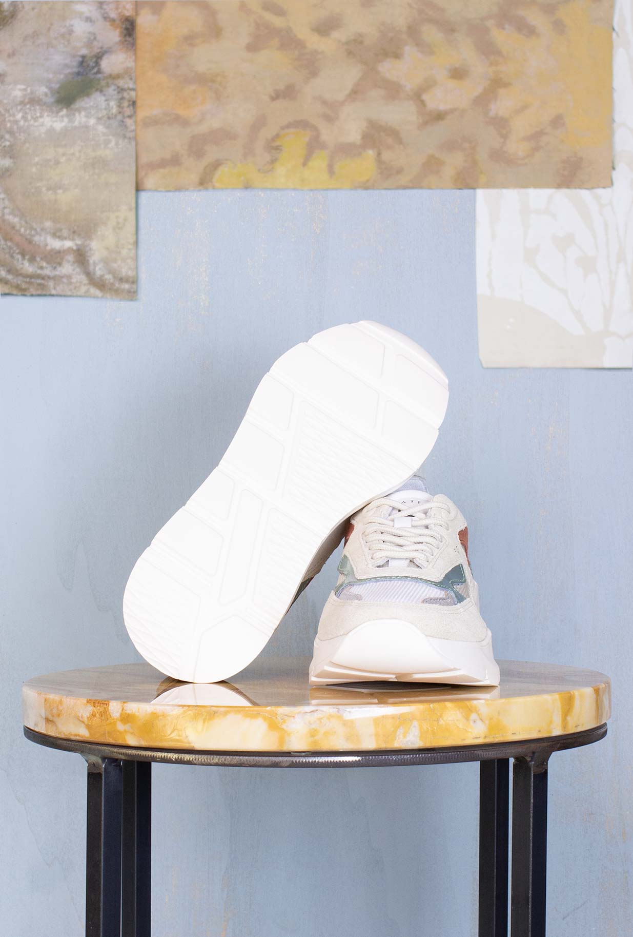D.A.T.E. Donna Sneakers Fuga Dragon Ivory Sage