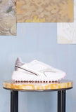D.A.T.E. Donna Sneakers Running Lampo White-Silver