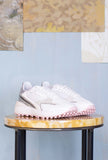 D.A.T.E. Donna Sneakers Running Lampo White-Silver