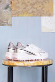 D.A.T.E. Donna Sneakers Running Lampo White-Silver