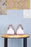D.A.T.E. Donna Sneakers Running Lampo White-Silver