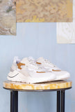 Sneakers DATE Fuga da uomo nella colorway natural white-cuoio
