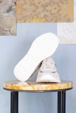 Sneakers DATE Fuga da uomo nella colorway natural white-cuoio