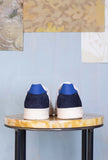 D.A.T.E. Uomo Sneakers Court 2.0 Vintage Calf White-Blue