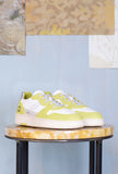 D.A.T.E. Uomo Sneakers Court 2.0 Savage White-Yellow