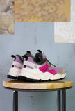 FLOWER MOUNTAIN Sneakers Donna Kotetsu Suede Teddy Army Violet Autunno-Inverno 22