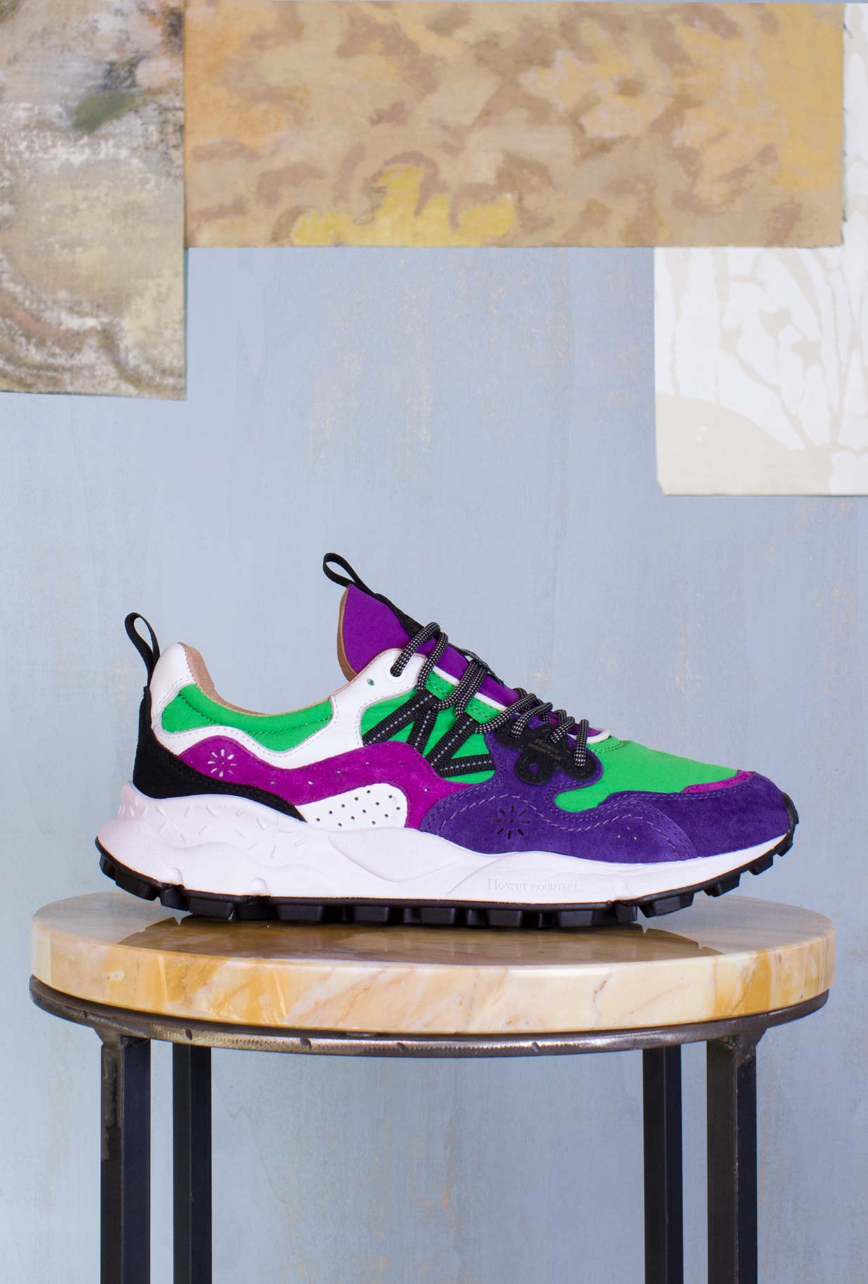 Flower Mountain SS23 Uomo Sneakers Yamano 3 Man Violet Green
