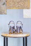 Sandalo Bomb di La Belle da donna con tacco 065 cm color shiny sky