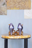 La Belle Shoes Donna Décolleté Open-Toe Tango 065 Shiny Sky