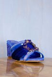 Rise Shoes Donna Sandali Gioiello Gemma Royal Blue