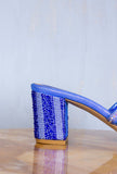 Rise Shoes Donna Sandali Gioiello Gemma Royal Blue