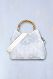 Borsa Secchiello coral chic colore azzurro sky della maison Via Mail Bag collezione pe23