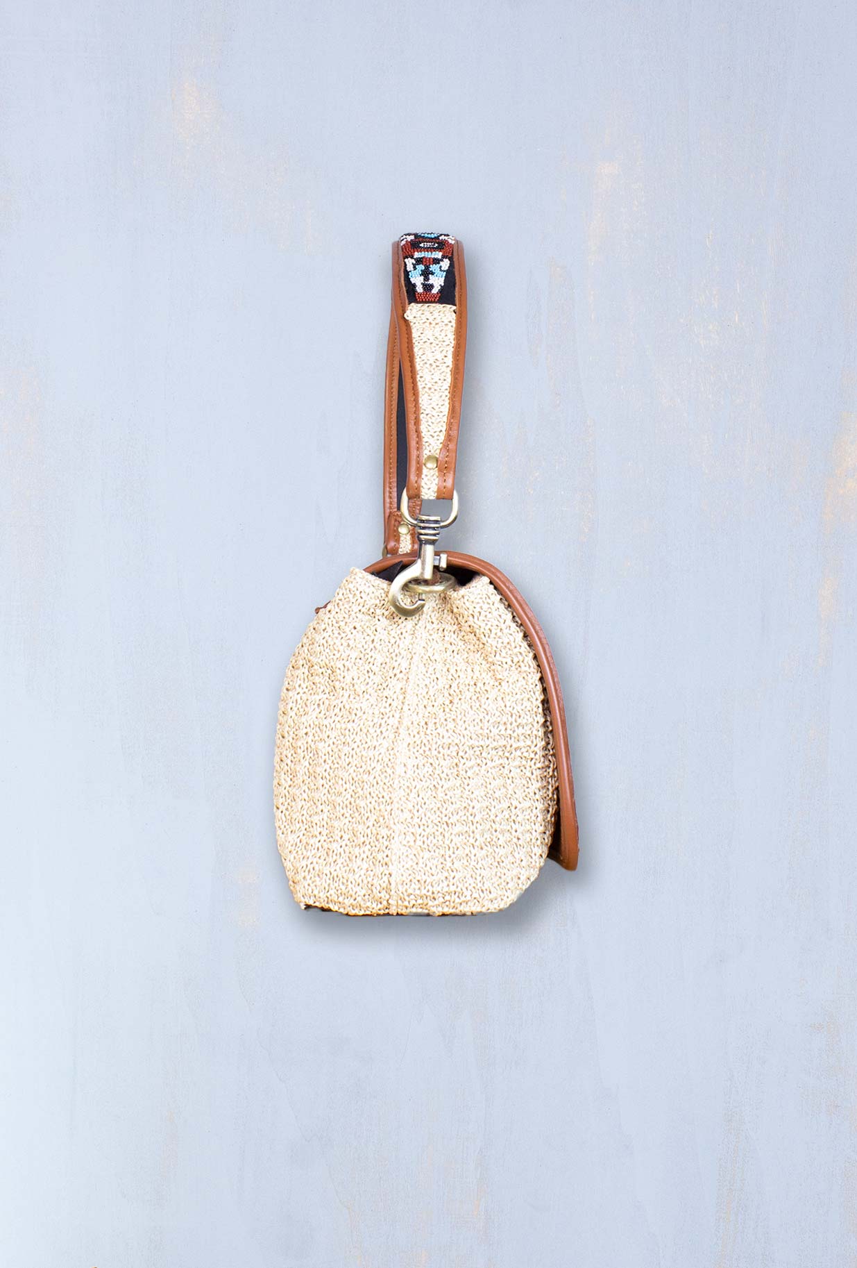 Borsa Goa Crochet da donna di via mail bag color corda PE23