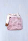 Borsa Secchiello Bouquet da donna color lavanda della maison Via Mail Bag collezione PE23