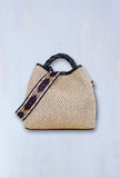 borsa secchiello di via mail bag coral nomad nella colorazione nero e corda