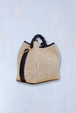 borsa secchiello di via mail bag coral nomad nella colorazione nero e corda