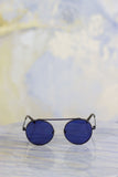 Omikron Sunglasses Gun Smoke - Blue lenses