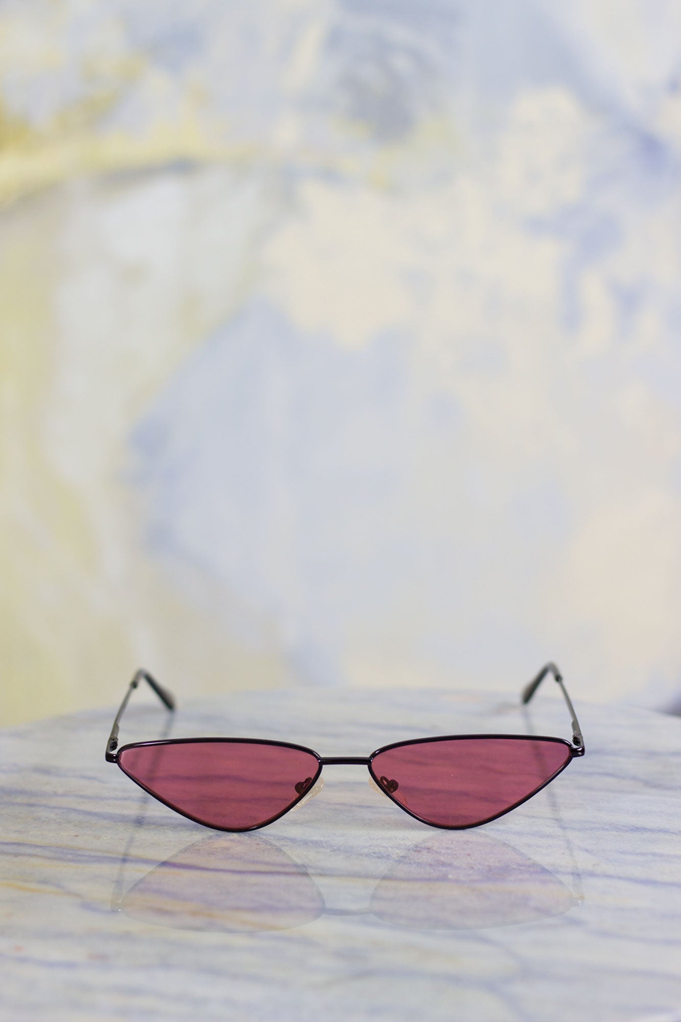 WeAreEyes TAF Sunglasses Gun Smoke Pink Lenses Galax Sarzana